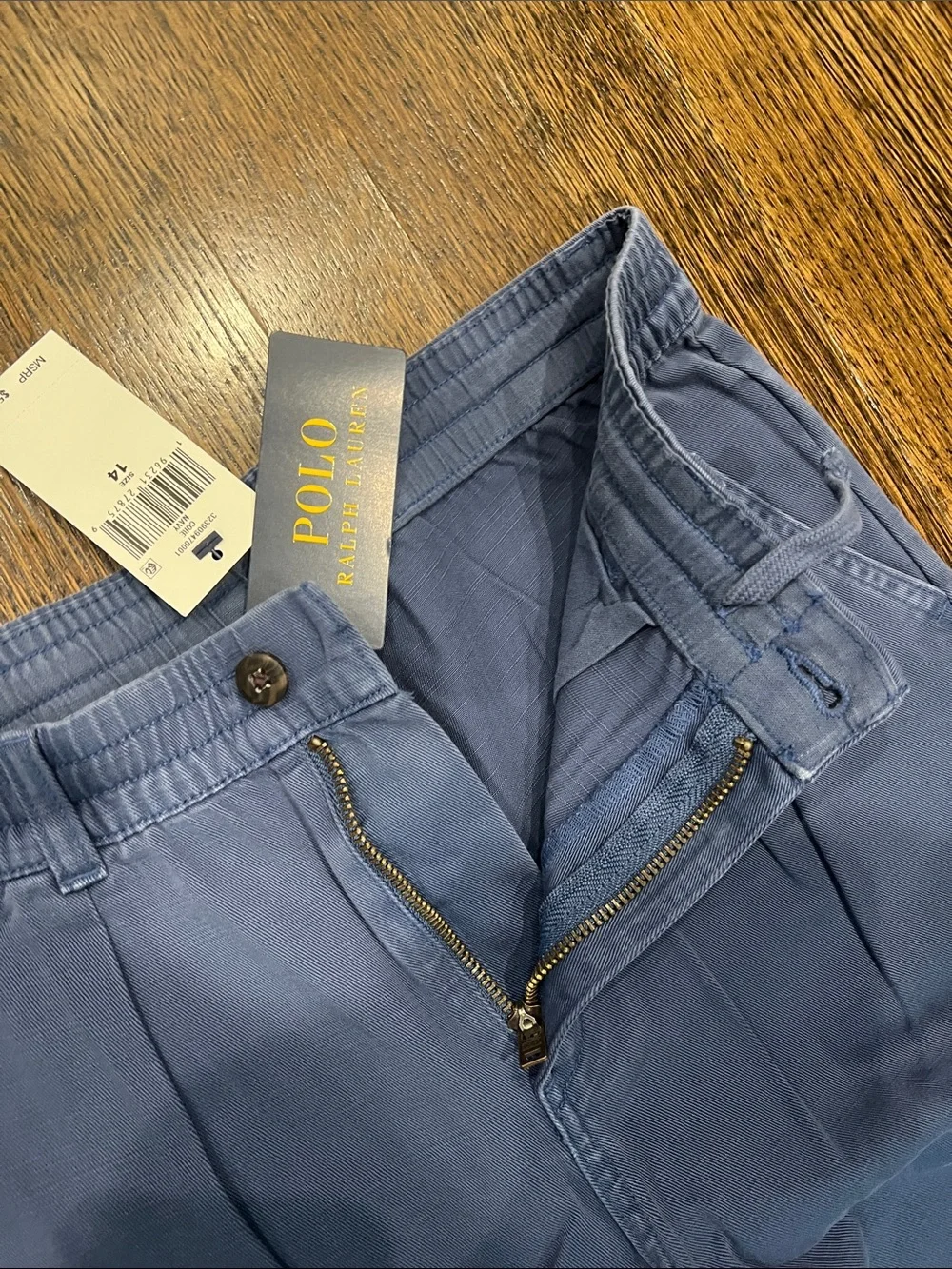 Ralph Lauren Kids Navy Drawstring Casual Pants